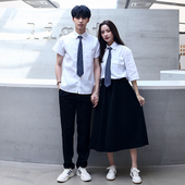 学院风合唱夏季 学生六年级朗诵演出服 校服高中初中生毕业照班服装