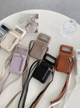 谷歌Pixel 9 ProXL斜挎零钱包适用于谷歌pixel8手机壳pixel8pro带挂绳7a插卡Googlepixel7pro卡包防摔6a