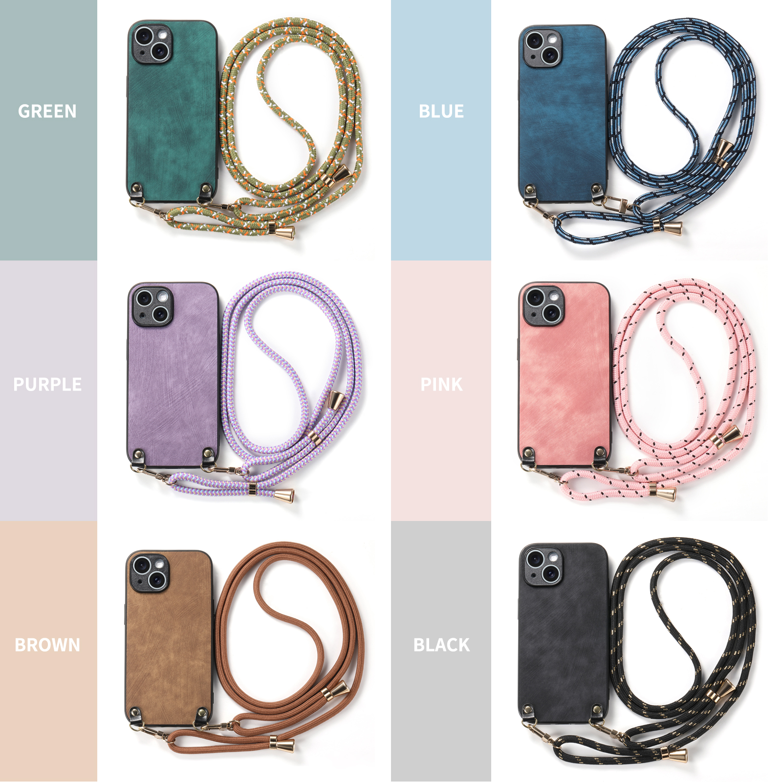 斜挎iphone16promax手机壳适用苹果16手机套X/XR软壳15可调节挂绳11手机壳13保护套14pro斜挎16复古新款7/8