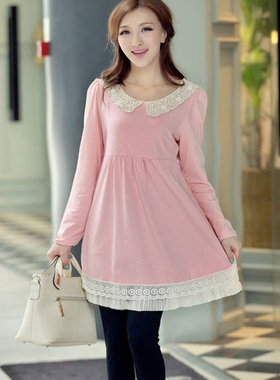 韩版孕妇秋装上衣 孕妇上衣秋装孕妇连衣裙秋款上衣BBSS833