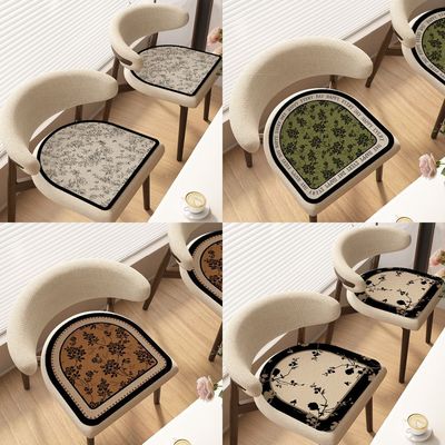 复古欧式印花坐垫餐桌椅坐垫屁垫
