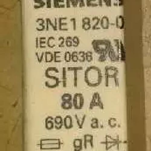 快熔3NE1820-0-80A 690V gR 3NE1815/1817/1818-0 直拍直拍不发货