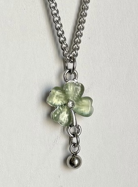 韩系ins简约日常通勤小众项链星星四叶草海星爱心甜酷叠戴锁骨链