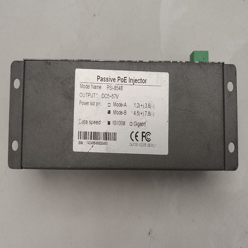 Passive POE Injector 8路poe供电器 5v-48v输入电压 网线供电