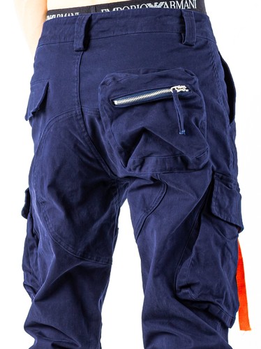 时尚男士弹力纯棉宽松直筒休闲裤