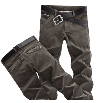 秋冬季男士弹力休闲裤加厚灯芯绒