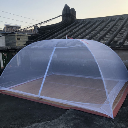 成人简易蚊帐罩家用伞罩免安装拉链新型可折叠宿舍工地防蚊打地铺