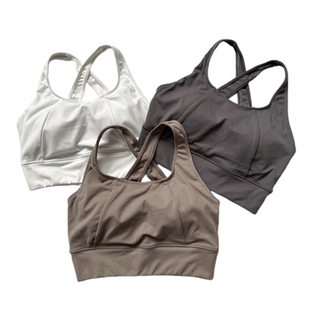 日单 运动内衣女美背防震聚拢跑步健身速干高强度瑜伽文胸一体式