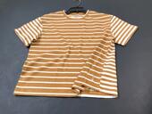 圆领体恤条纹短袖 夏季 半袖 新款 上衣休闲减龄百搭T 纯棉t恤女宽松版