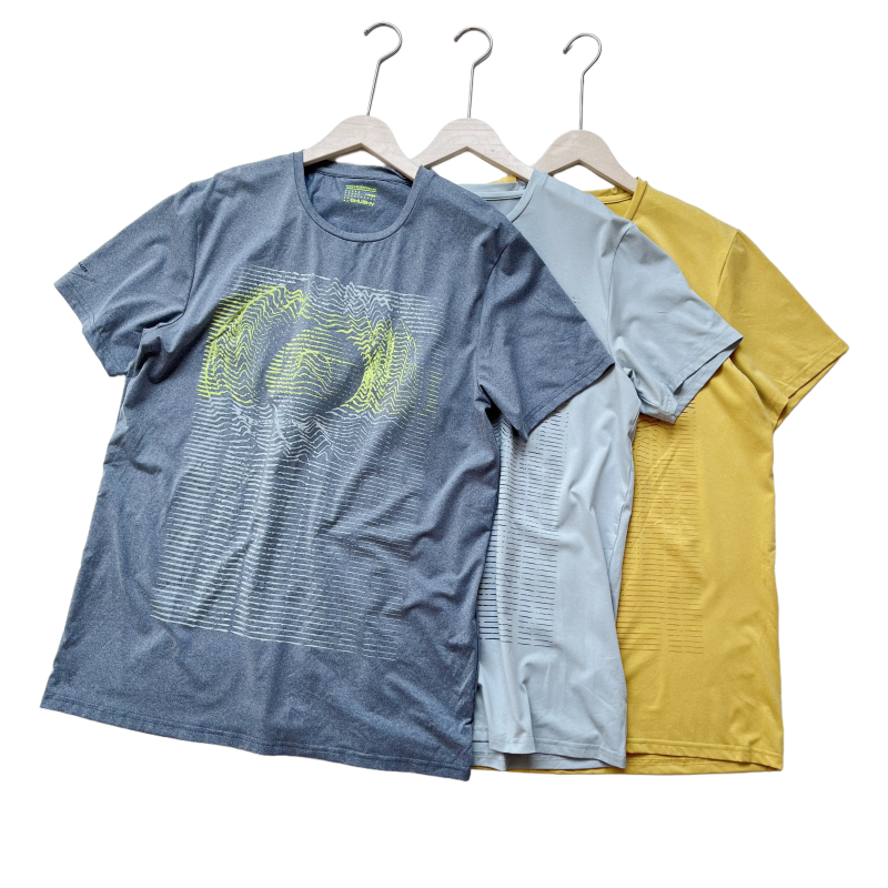 户外透气打底衫夏季男士大码t衫休闲上衣运动短袖圆领速干T恤吸汗