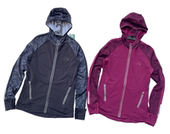 户外薄绒健身衣女运动跑步速干衣连帽瑜伽服拉链外套反光夹克开衫