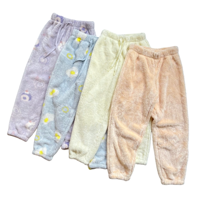 睡裤秋冬珊瑚绒冬季加厚加绒保暖