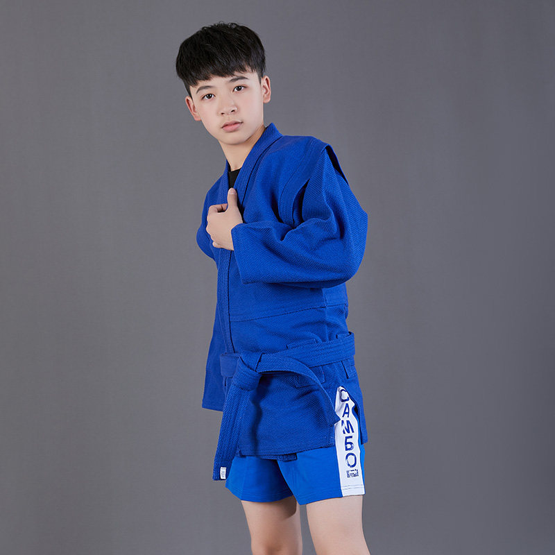 跆源桑搏服摔跤服比赛服图片