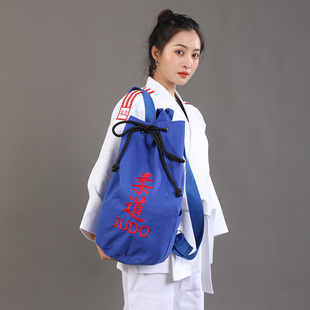 柔道服双肩包定制印log护具包训练用品包道服道包柔道服书包