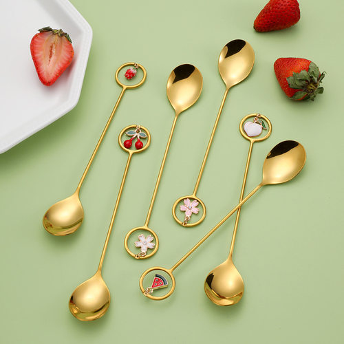 咖啡勺小勺子创意樱花勺