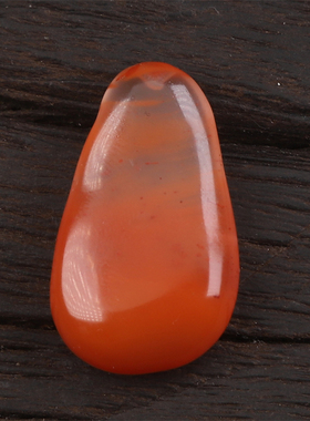 川料凉山南红玛瑙 无裂原矿冰飘俏色随形原石吊坠 挂件 6.93克