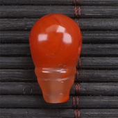 保山南红玛瑙 天然原矿柿子红冰飘佛头一体三通 菩提diy配饰3.2克