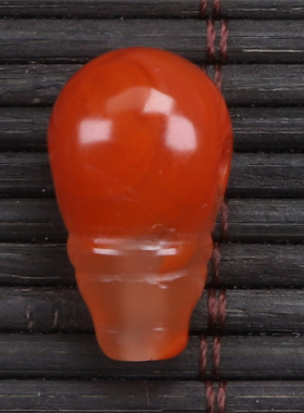 diy天然原矿一体三通南红玛瑙