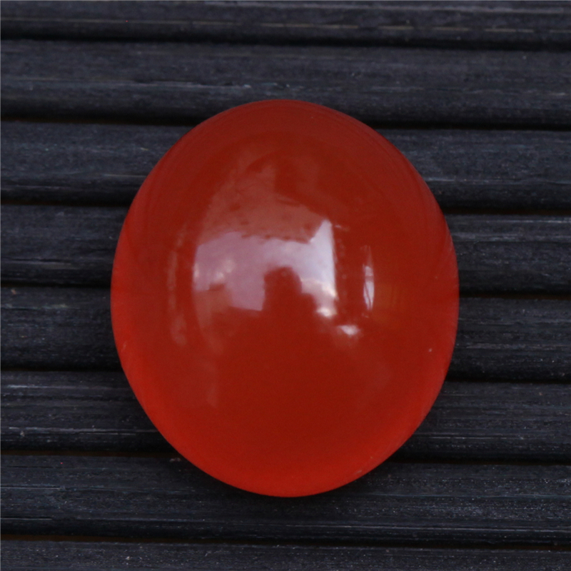 保山南红 无裂原矿冰红蛋面裸石原石 戒指戒面吊坠未镶嵌 1.9克