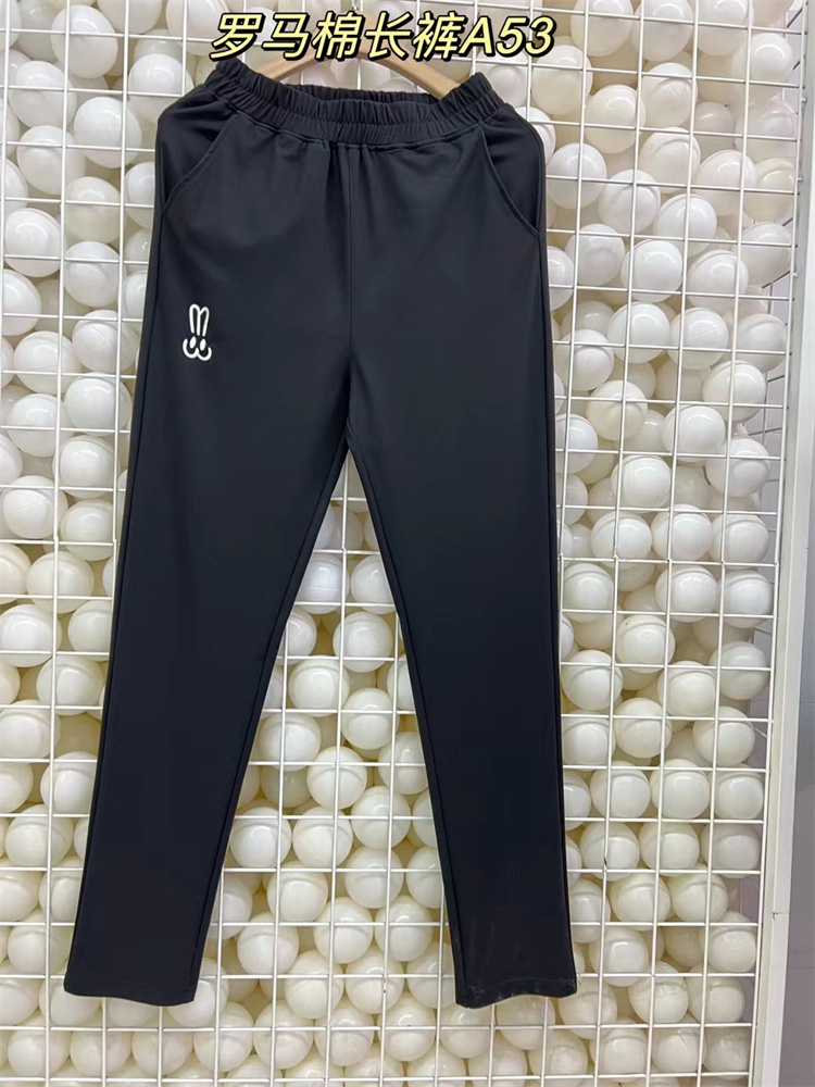 A53简单纯色黑色罗马棉长裤秋冬香港L&C大码女装胖子弹力显瘦兔子