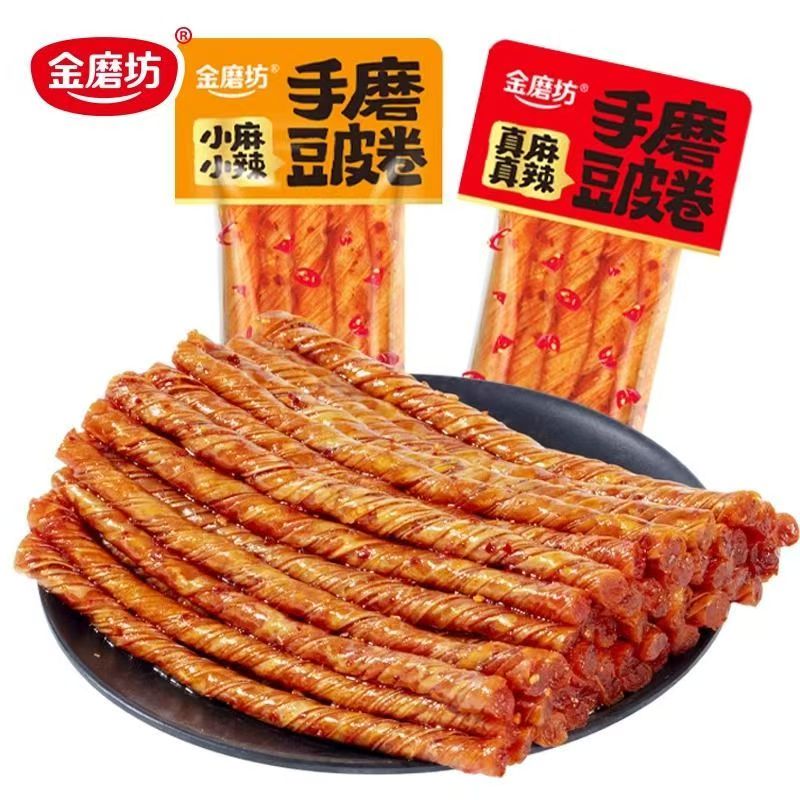 金磨坊手磨豆皮卷真麻真辣麻辣条