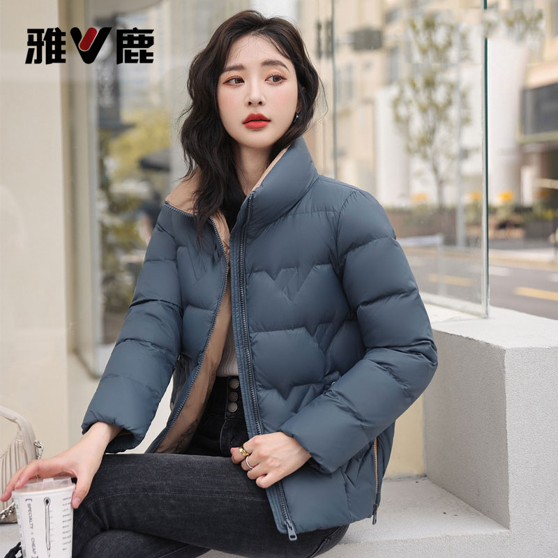雅鹿轻薄羽绒服女秋季妈妈装正品