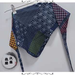 汉服圆袍配饰原创双面可穿围裳束腰手作复古抱腰古风显瘦国风腰带