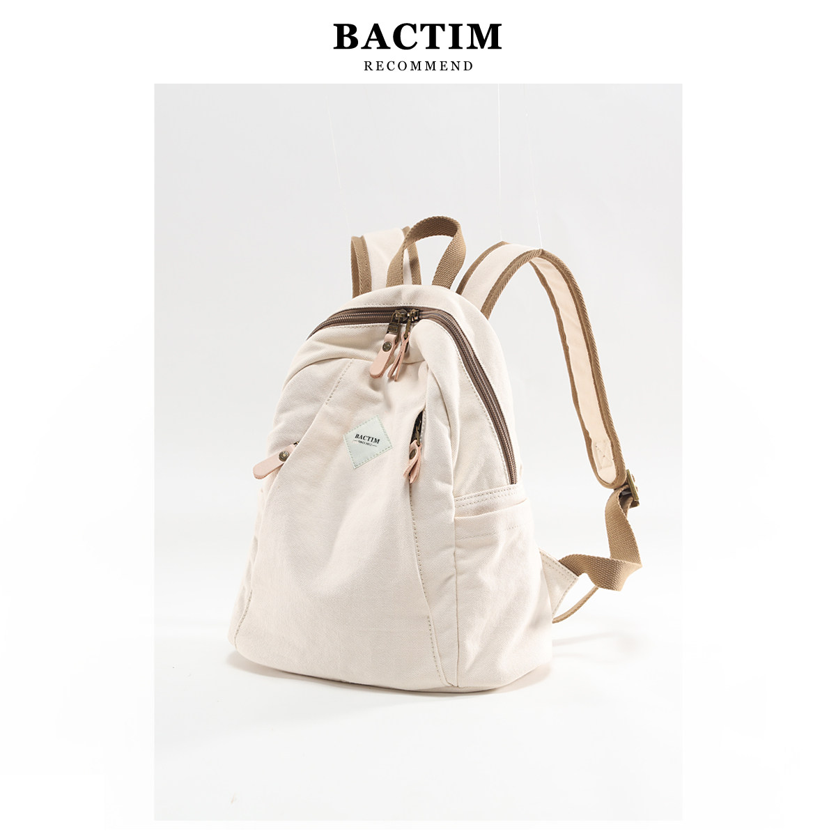 越古帆布包双肩背包女休闲复古户外百搭韩版潮文艺青年小背包女包