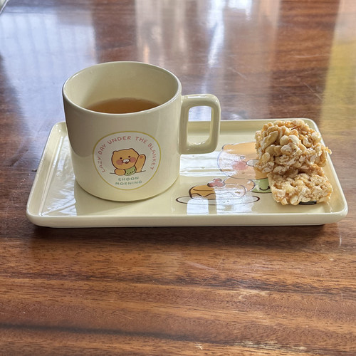 茶杯咖啡杯碟是幸运熊日韩