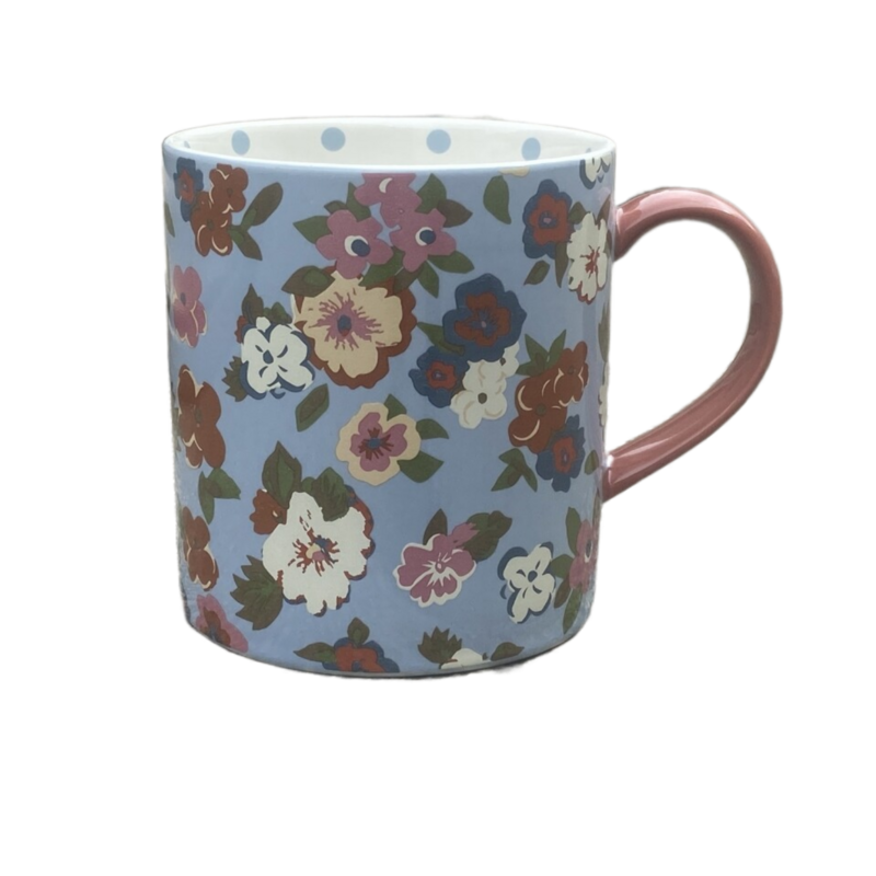 出口美国陶瓷马克杯陶瓷小碎花