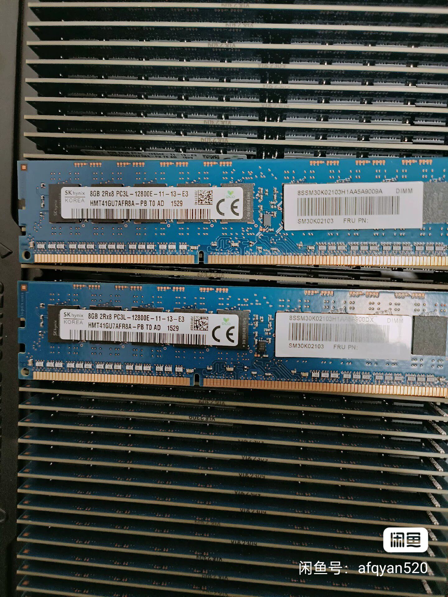 海力士 DDR3 8G PC3L 12800E 纯ECC 内存条 服务器工作站内存