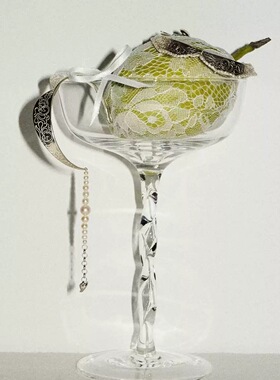 原创设计925银淡水珍珠卡扣精雕领结手镯法式复古精致小众手饰女