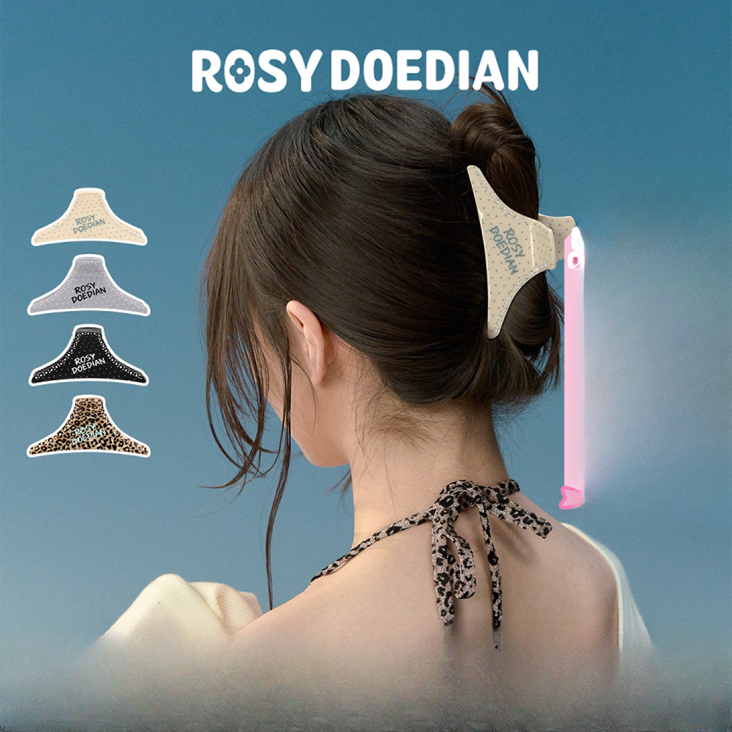 ROSYDOEDIAN法式闪闪抓夹百搭