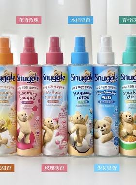 韩维辰同款！韩国snuggle小熊喷雾衣服增香去味皂香清新花香喷雾