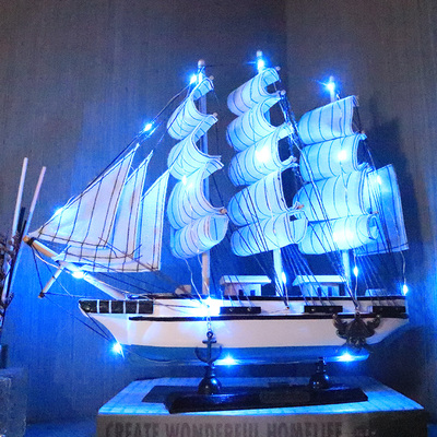 海盗船大帆船模型摆件手工艺品黑珍珠家装饰品小摆件创意生日礼物