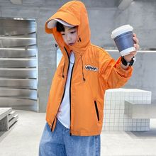 2025夏季新款中大童男童防晒衣爆款外套轻薄透气防紫外线冲锋衣潮