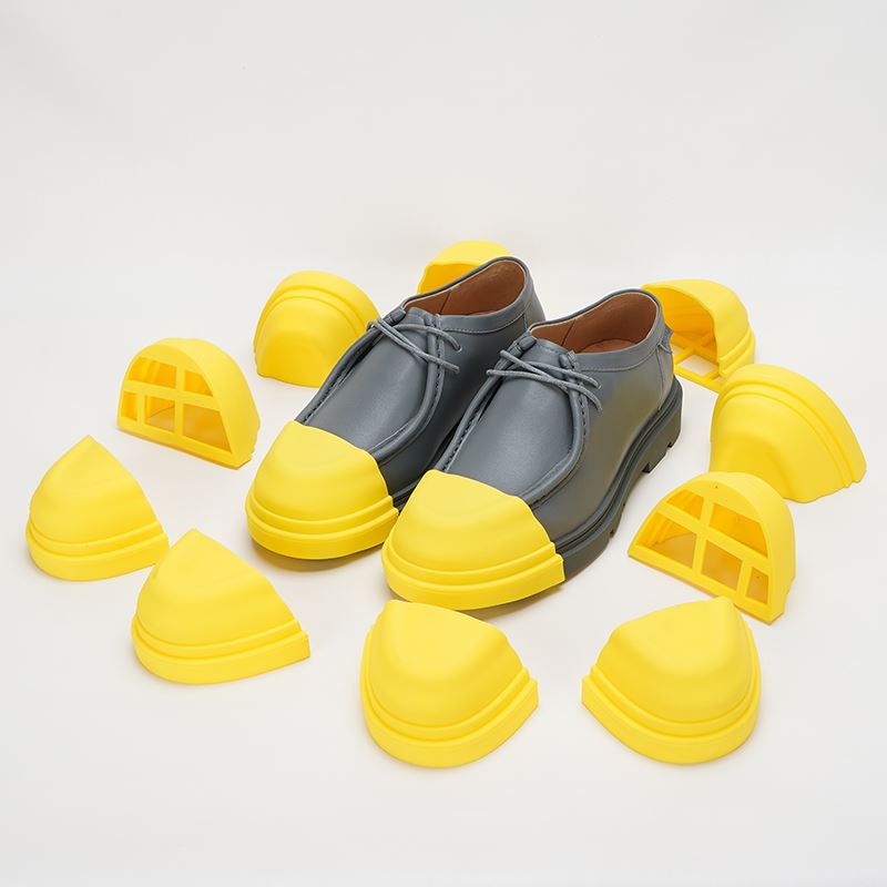 商务圆头大头鞋包头拼色德比鞋防水蓝色男鞋适用camper鞋头替换