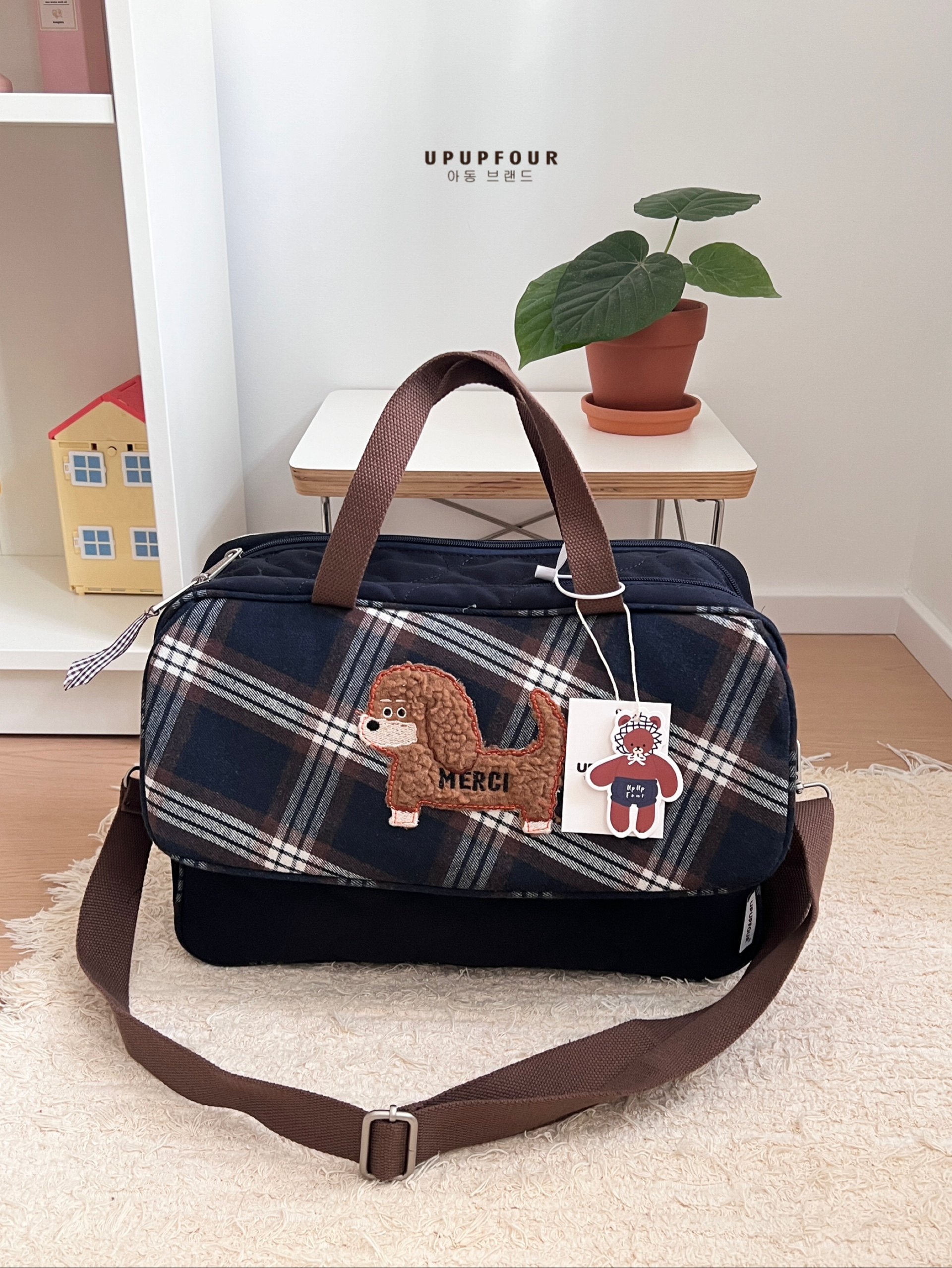 upupfour「查理学院」待产包韩国设计师原创卡通大容量绗缝妈咪包,孕妇装/孕产妇用品/营养,妈咪包/袋,淘宝优惠券,粉丝福利购,淘宝优惠卷