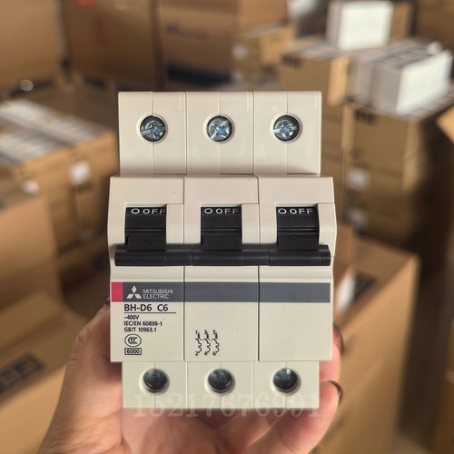 三菱原装正品BH-D6小型断路器 1P 2P 3P 空开C16A32A 40A 50A 63A