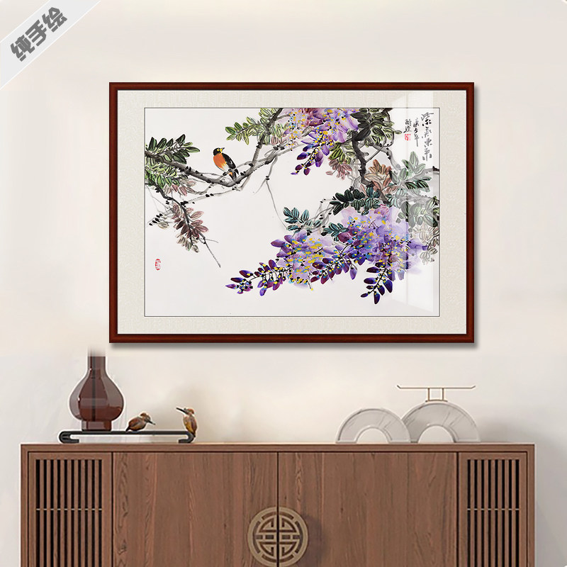 纯手绘醉往返字画仿古定制字画