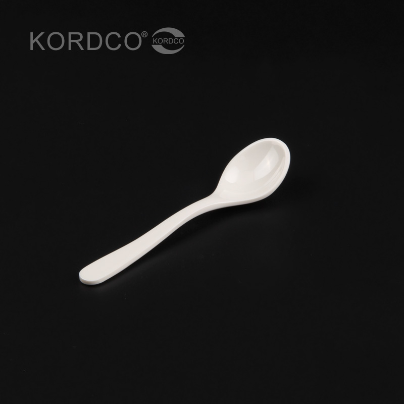 kordco密胺餐具仿瓷白色甜品