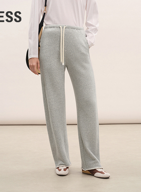 【商场同款/0压系列】LESS2026年春新款休闲香蕉卫裤女2Q1E13030