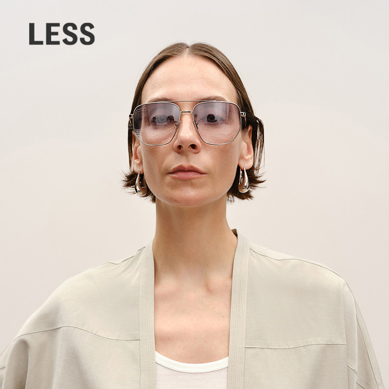 【商场同款】LESS2026春新款潮流女式眼镜大框太阳镜3Q1K