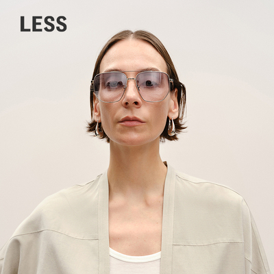 【商场同款】LESS2026春新款潮流女式眼镜大框太阳镜3Q1K10070