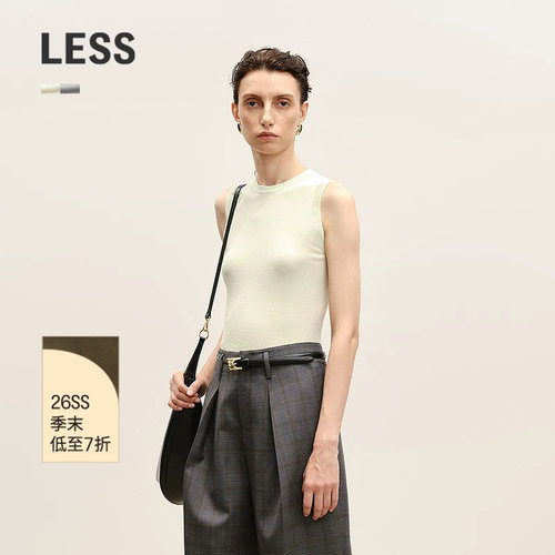 LESS修身薄款针织背心
