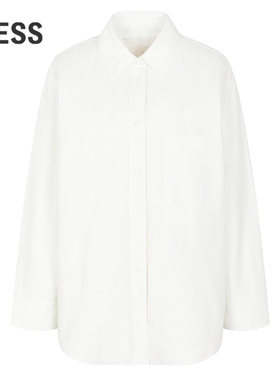 【商场同款】LESS2025冬新款通勤纯色衬衫领短款羽绒服2PBC1502H