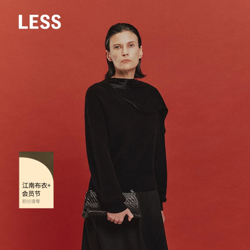 【精工系列】LESS冬优雅气质丝带针织衫含羊绒2PB318650