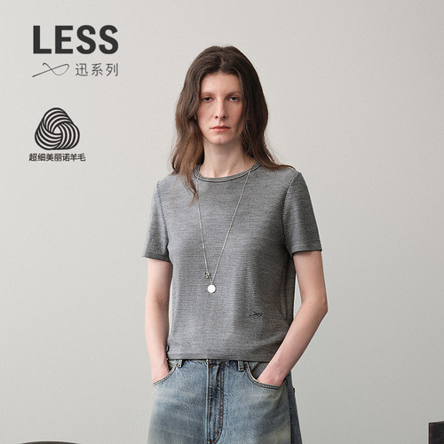 LESS复古条纹衫美丽诺