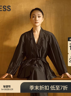 【商场同款/精工系列】LESS2025年秋新款气质西装外套女2P8717690