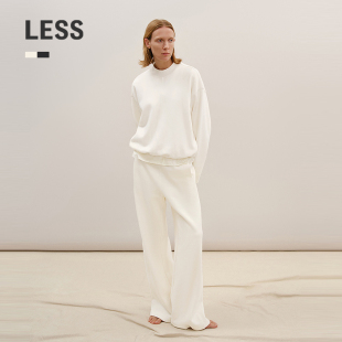 显瘦休闲喇叭卫裤 LESS2026春新款 0压系列 2Q1E16390 商场同款